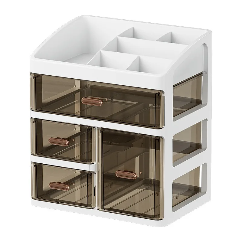 DESKTOP STORAGE BOX SKINCARE RACK STATIONERY DRAWER