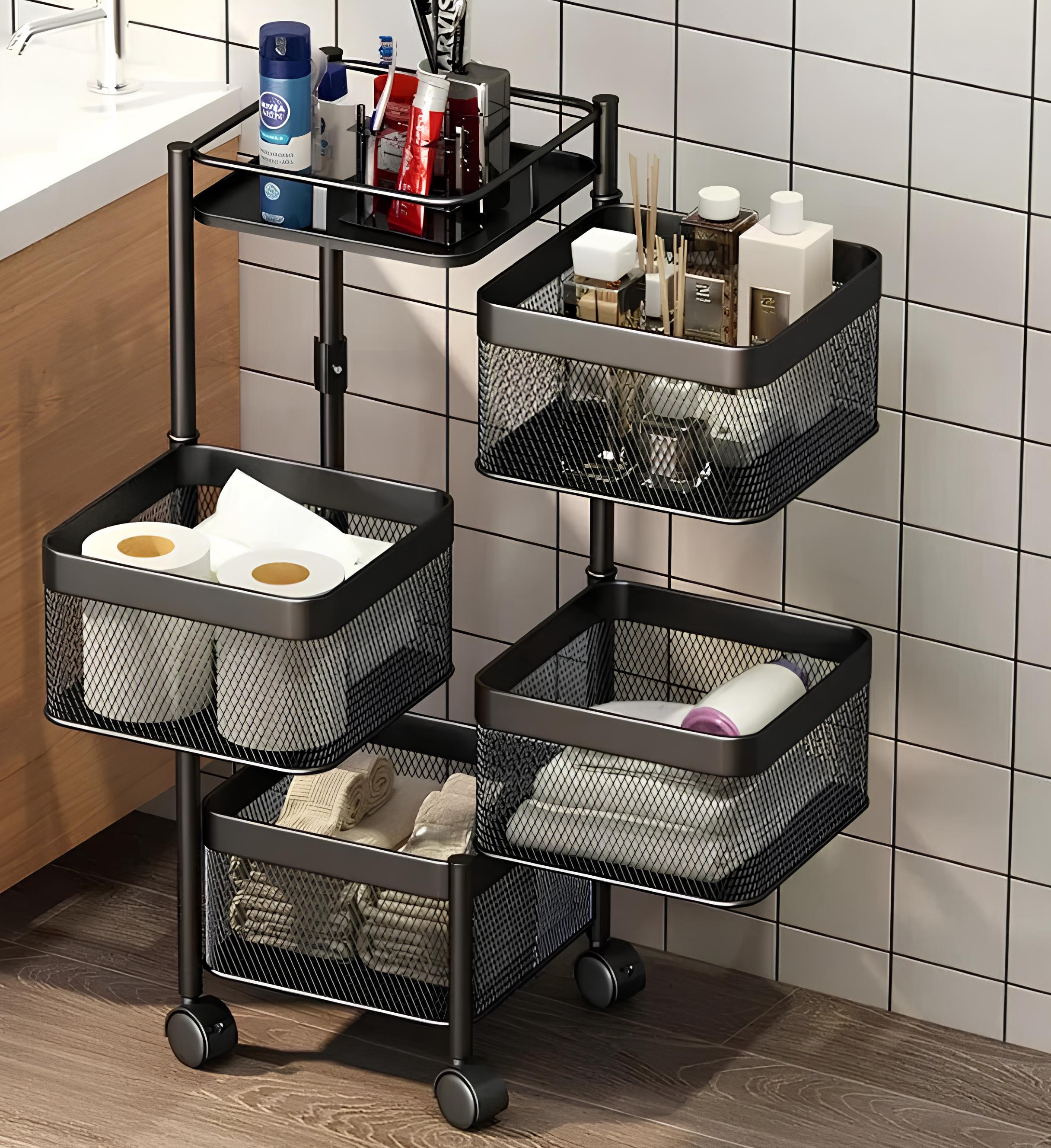 PREMIUM SQUARE METAL TROLLEY