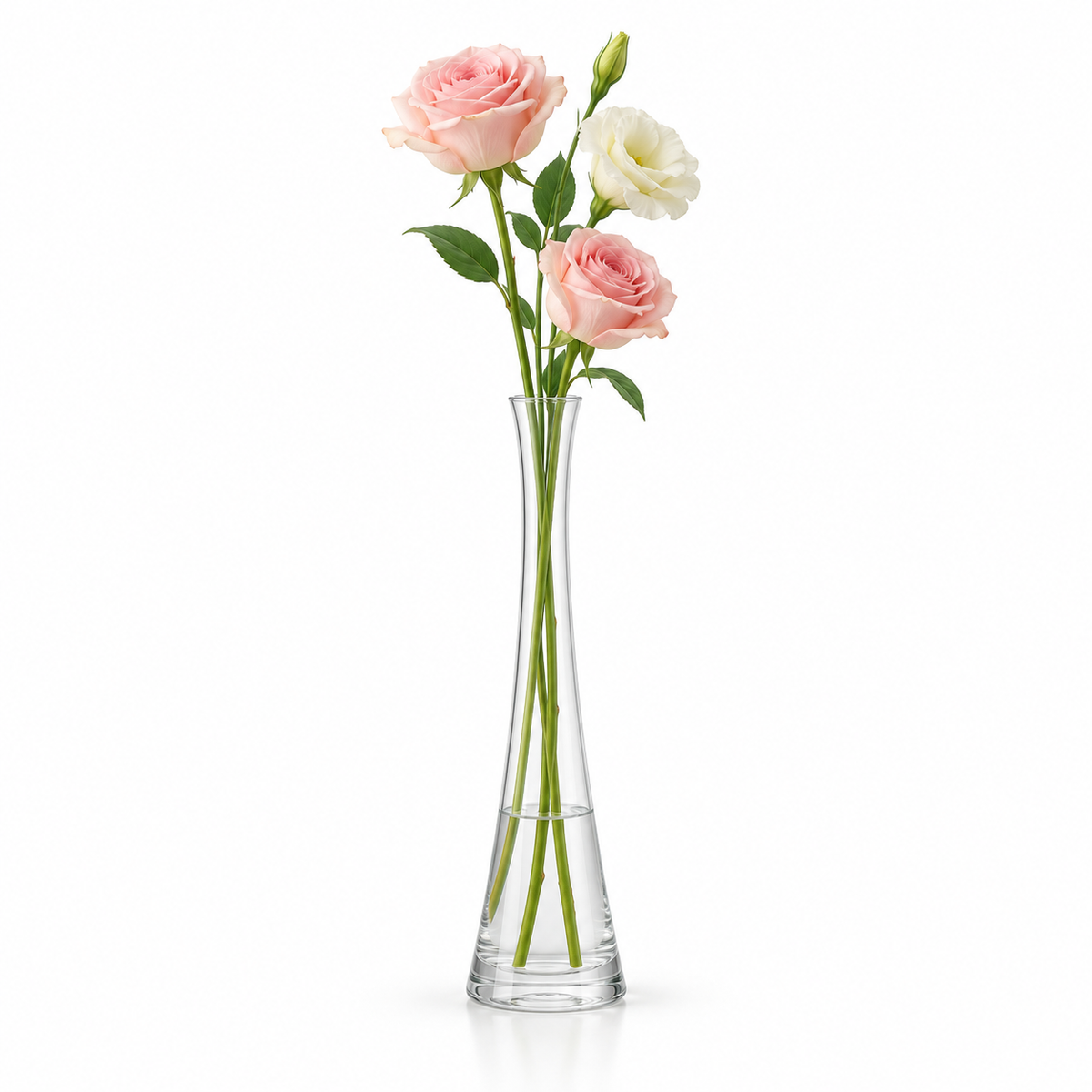 Danny Home Clear Slender Vase - 4.2x27.1x7.8cm