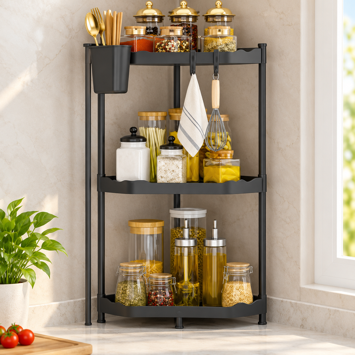 3-Tier Kitchen Storage Rack