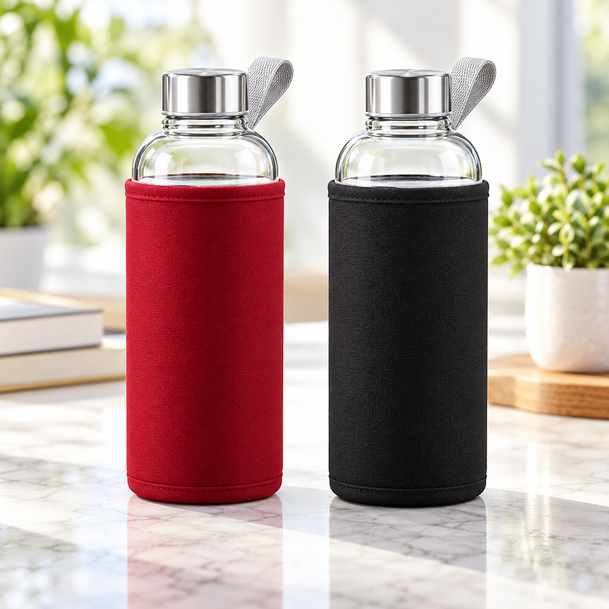 Danny Home 1 Piece Water Bottle With Sleeve - 1000 ml