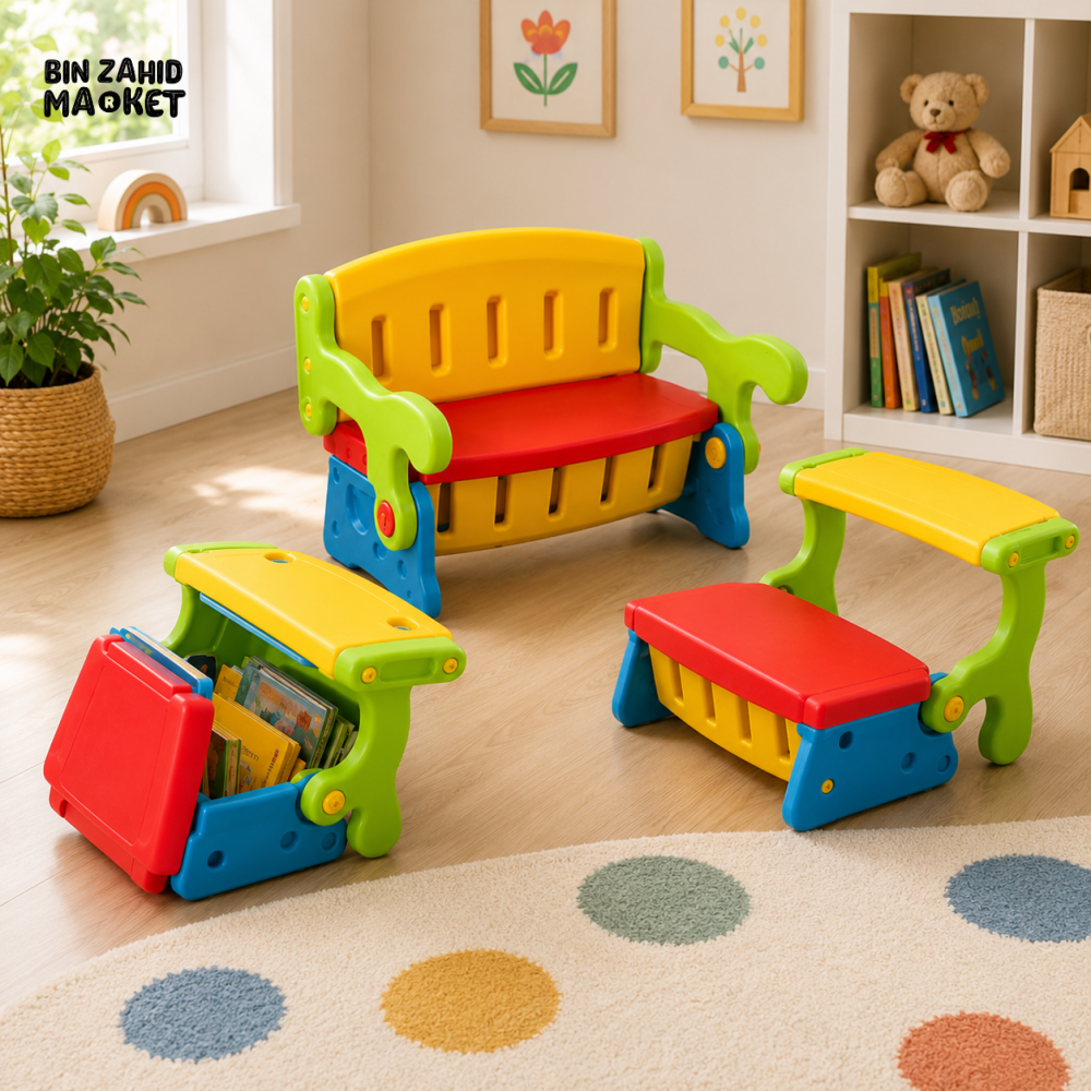 2IN1 KIDS SOFA & TABLE SET