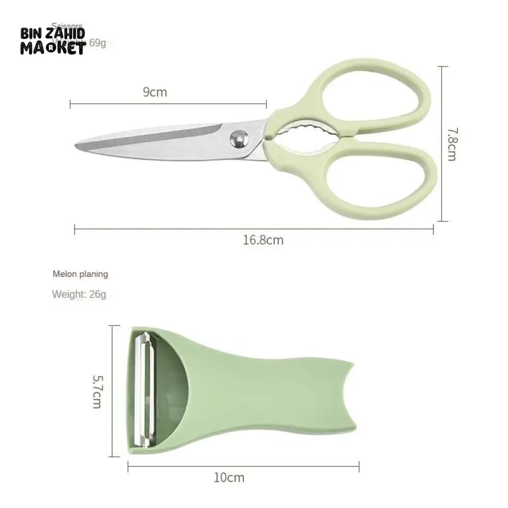 2IN1 PEELER WITH SCISSOR