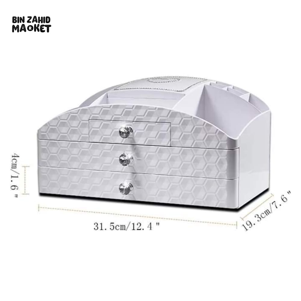 2X DRAWERS JEWLERY & COSMETIC ORGANIZER