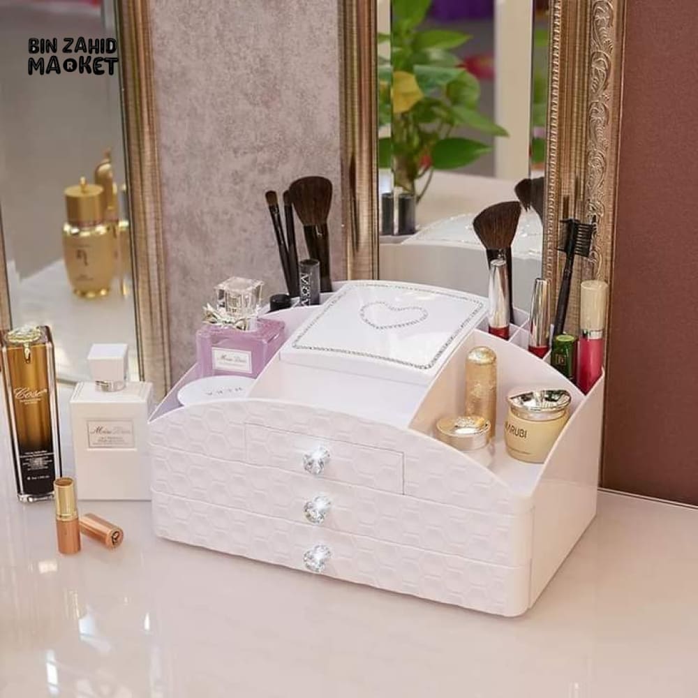 2X DRAWERS JEWLERY & COSMETIC ORGANIZER