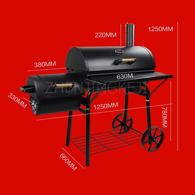 AMERICAN SMOKED OVEN CHARCOAL GRILL