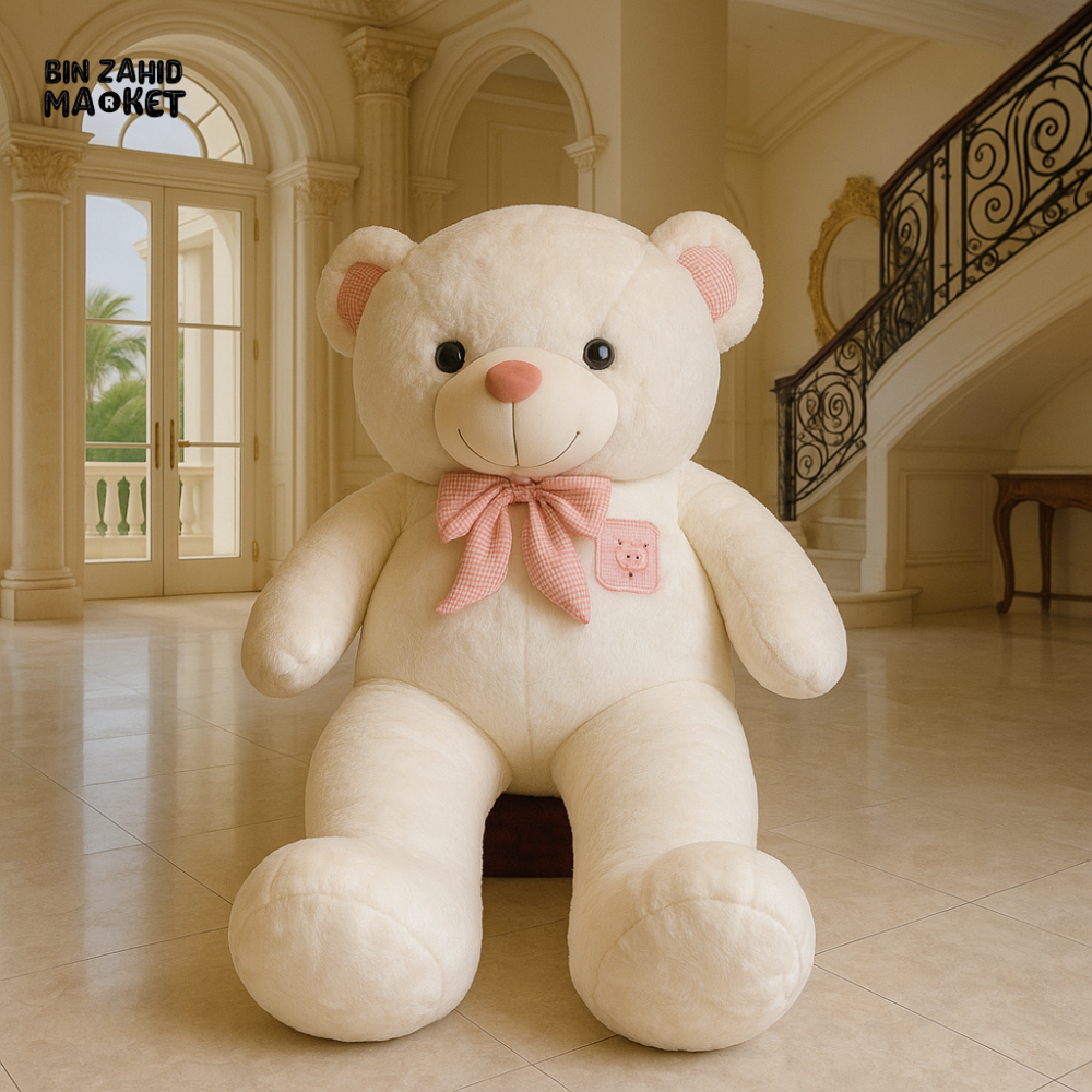 3.75 FEET TEDDY BEAR – ULTRA SOFT PLUSH TOY FOR KIDS & GIFTING