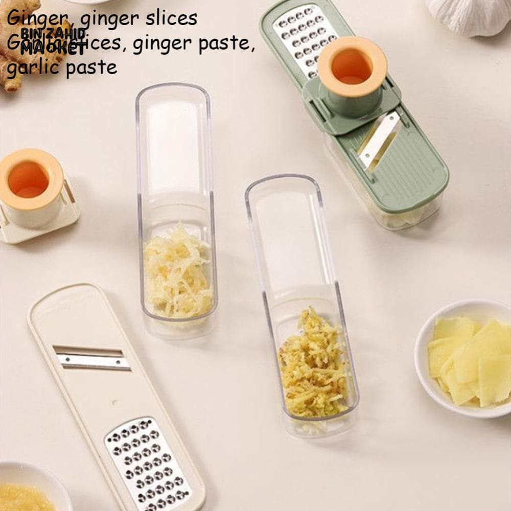 3-IN-1 GARLIC & GINGER GRINDER WITH STORAGE BOX
