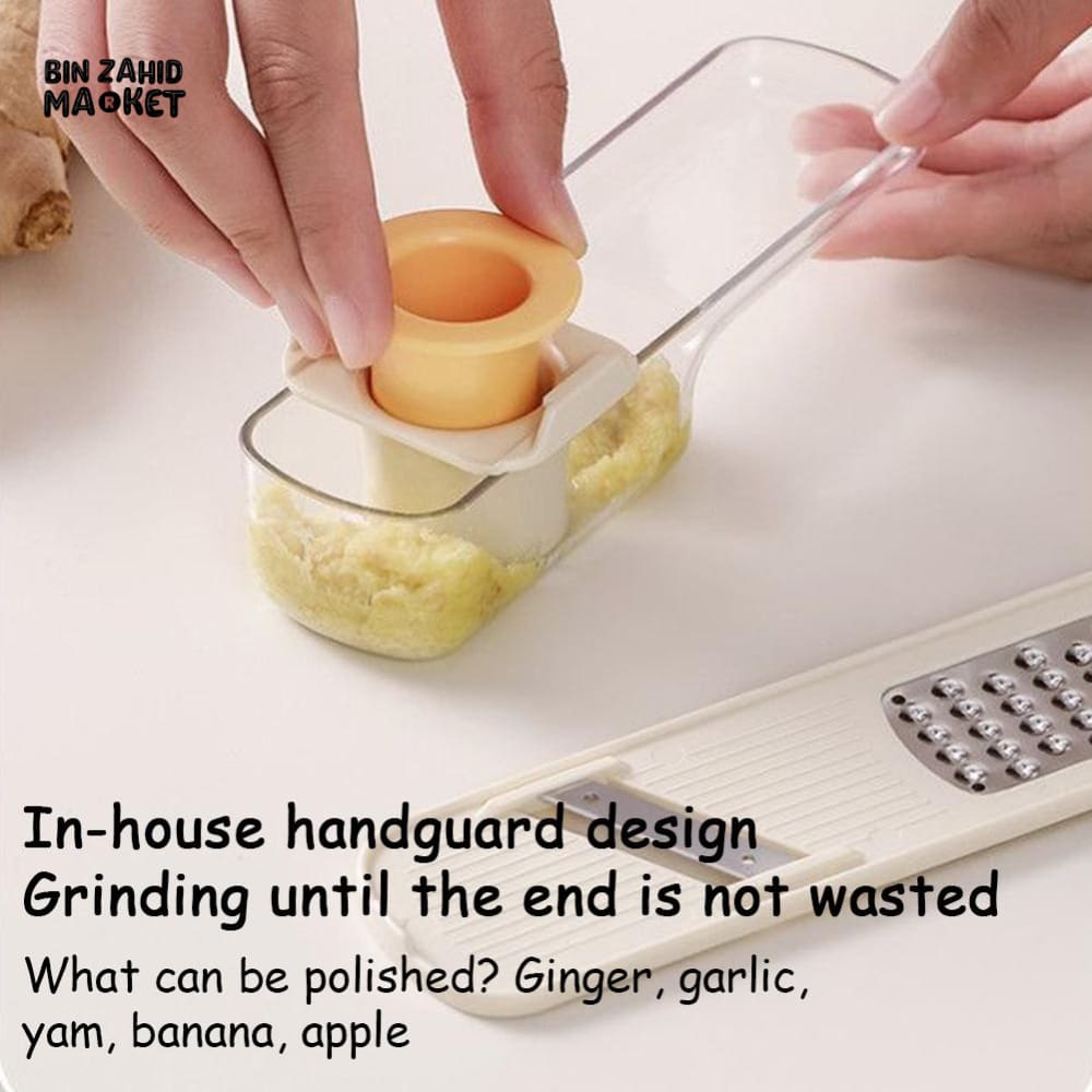 3-IN-1 GARLIC & GINGER GRINDER WITH STORAGE BOX