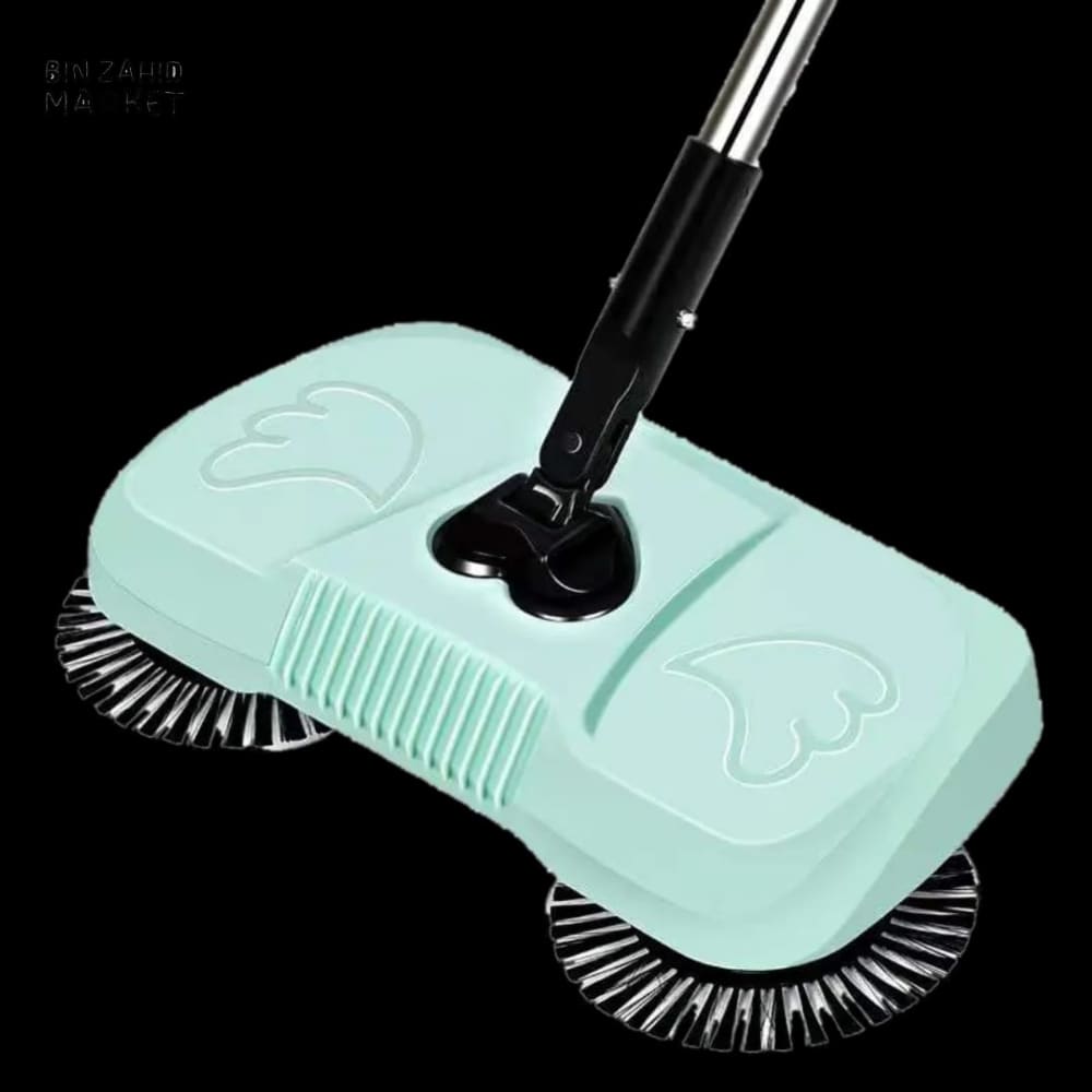 3-IN-1 MAGIC BROOM MOP – HAND PUSH FLOOR SWEEPER DUST COLLECTOR & WET CLEANER