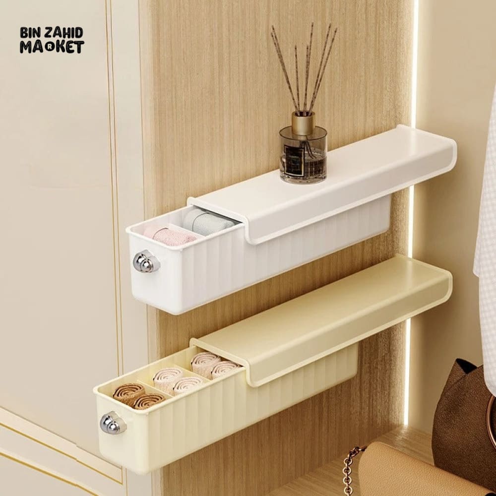 3-IN-1 WALL MOUNT STORAGE ORGANIZER DRAWER SPACE SAVING