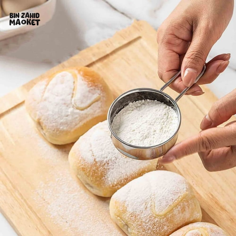 3-PIECE MULTI-SIZE STRAINER SET – DURABLE FLOUR & KITCHEN COLANDERS FOR SIFTING, DRAINING & RINSING