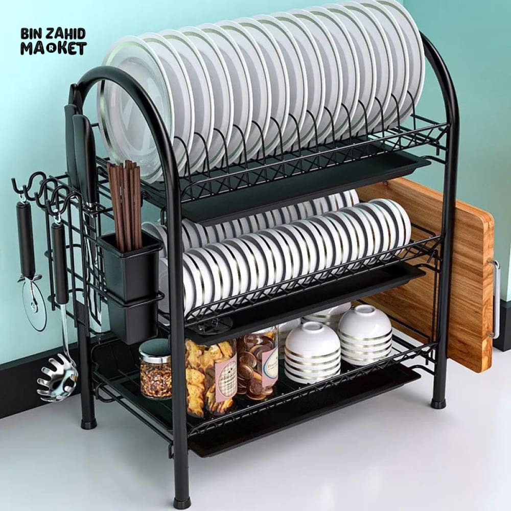 3 TIER DISH DRYING RACK