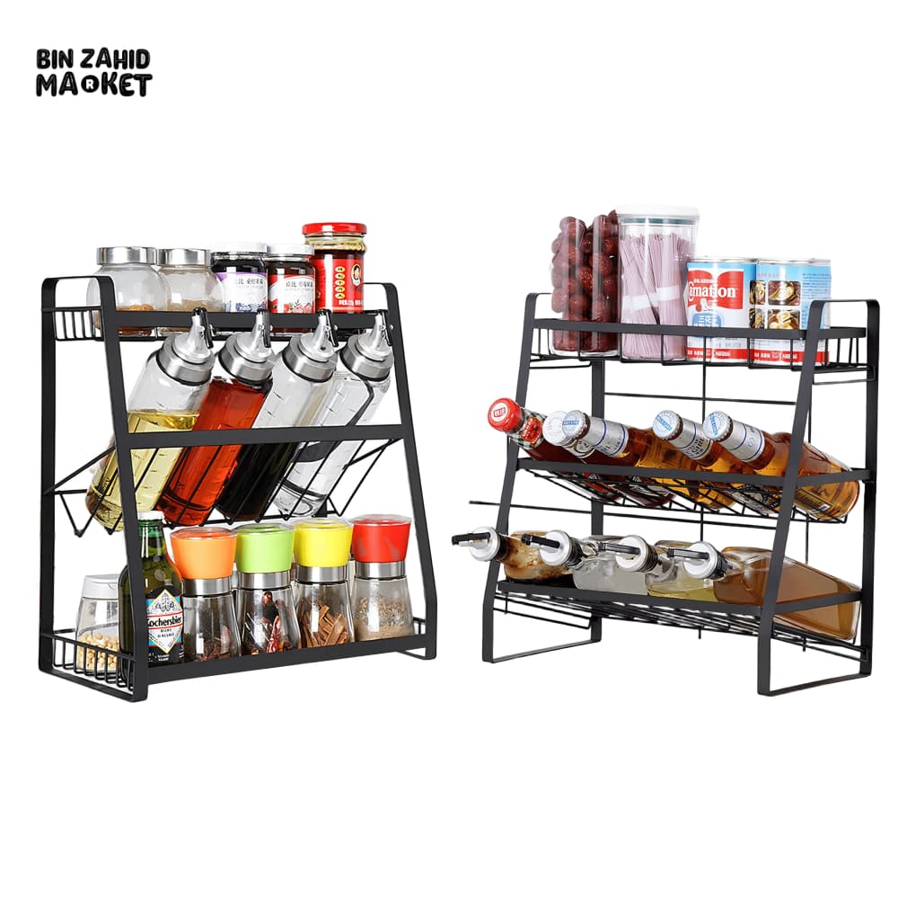 3-TIER KITCHEN STORAGE RACK