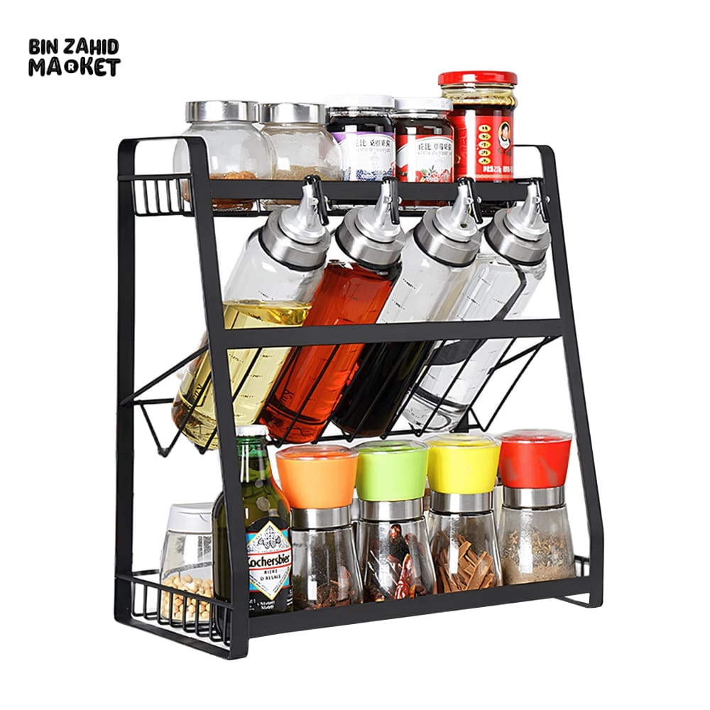 3-TIER KITCHEN STORAGE RACK Flat