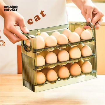 30 GRIDS EGG STORAGE BOX LARGE CAPACITY TRANSPARENT EGG CONTAINER