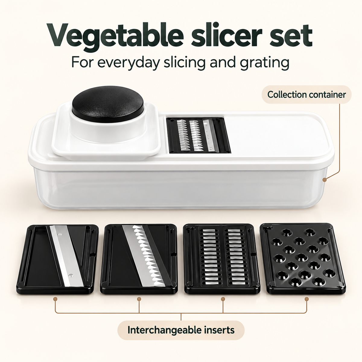Danny Home Vegetable Slicer Set - 25x11x10cm