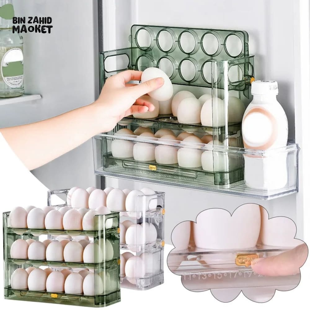30X GRIDS 3 LAYERS EGGS ORGANIZER