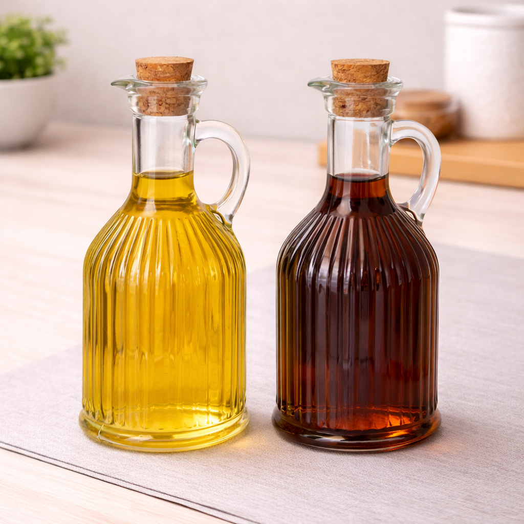 DANNY HOME GLASS OIL & VINEGAR DISPENSER SET 2-PIECE -1900-84
