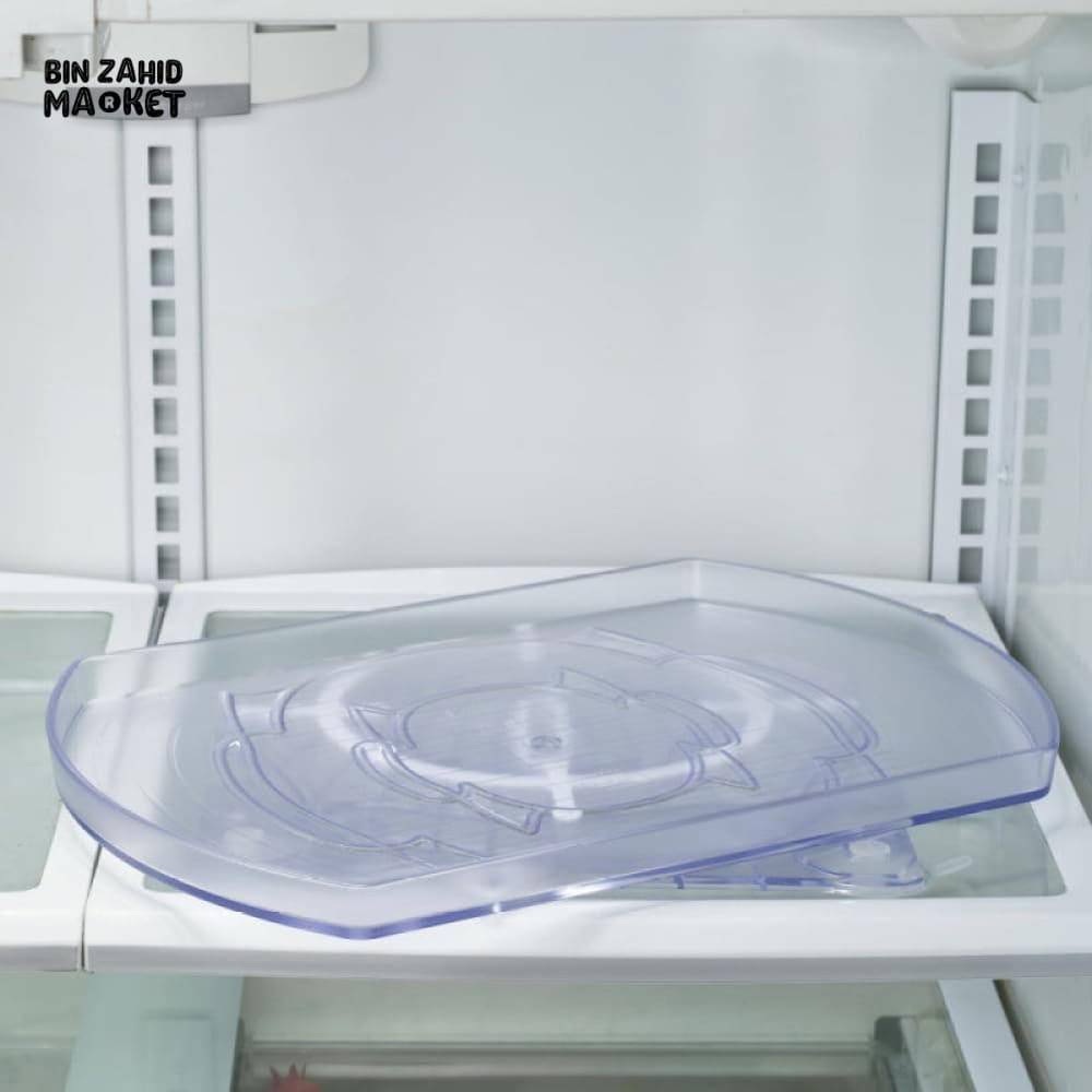 360° ROTATING ORGANIZER – MULTIPURPOSE SPICE RACK & REFRIGERATOR STORAGE TURNTABLE