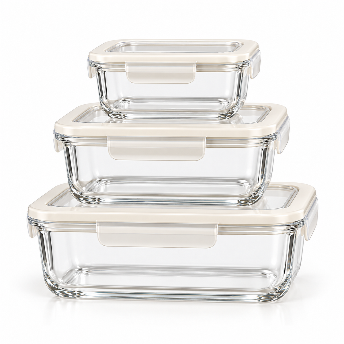 Limon Rectangular Food Storage Set – 3 Containers