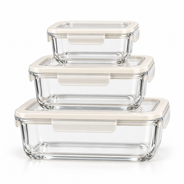 Limon Rectangular Food Storage Set – 3 Containers