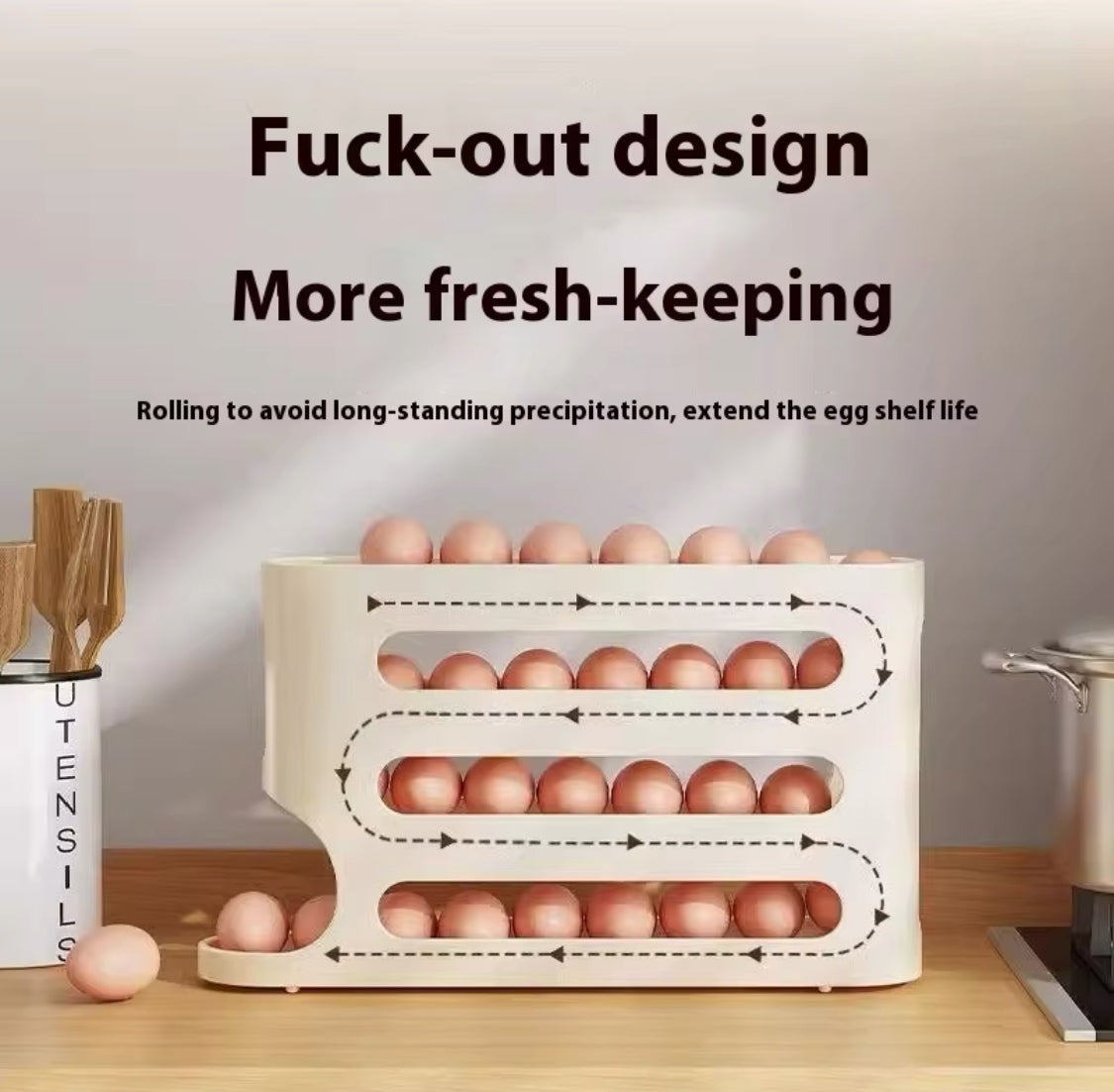 AUTO ROLLING EGGS DISPENSER