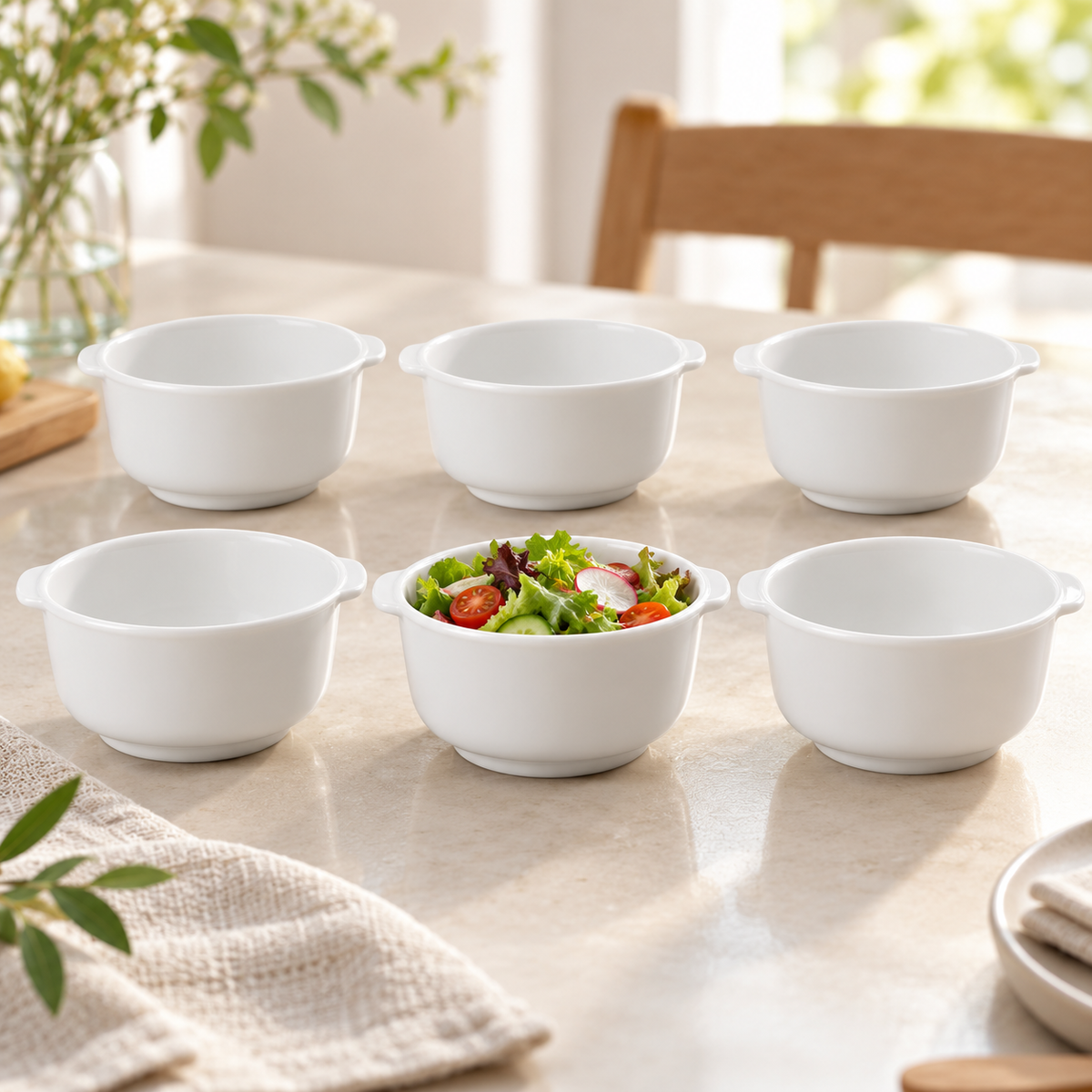Danny Home 6 Piece Handled Bowl Set