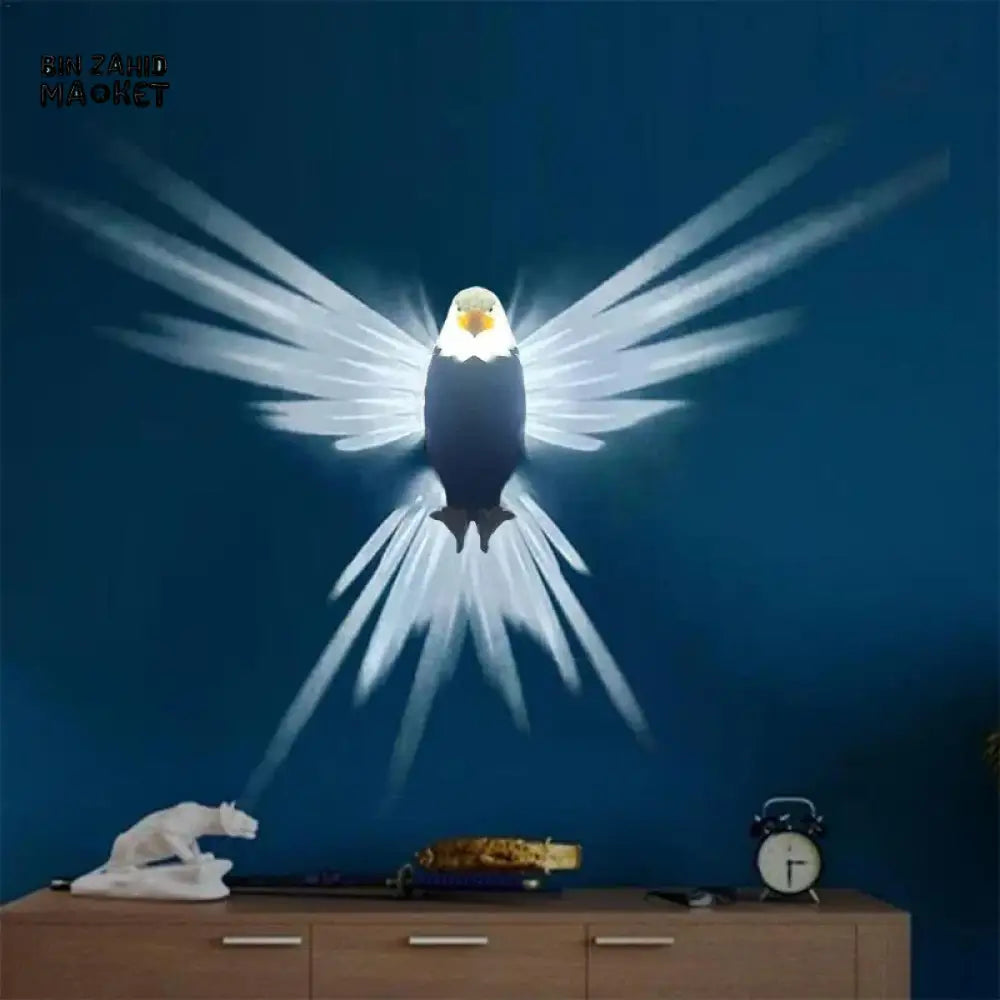 3D EAGLE SHAPE WALL LAMP PROJECTOR – MODERN CREATIVE ATMOSPHERE LIGHT