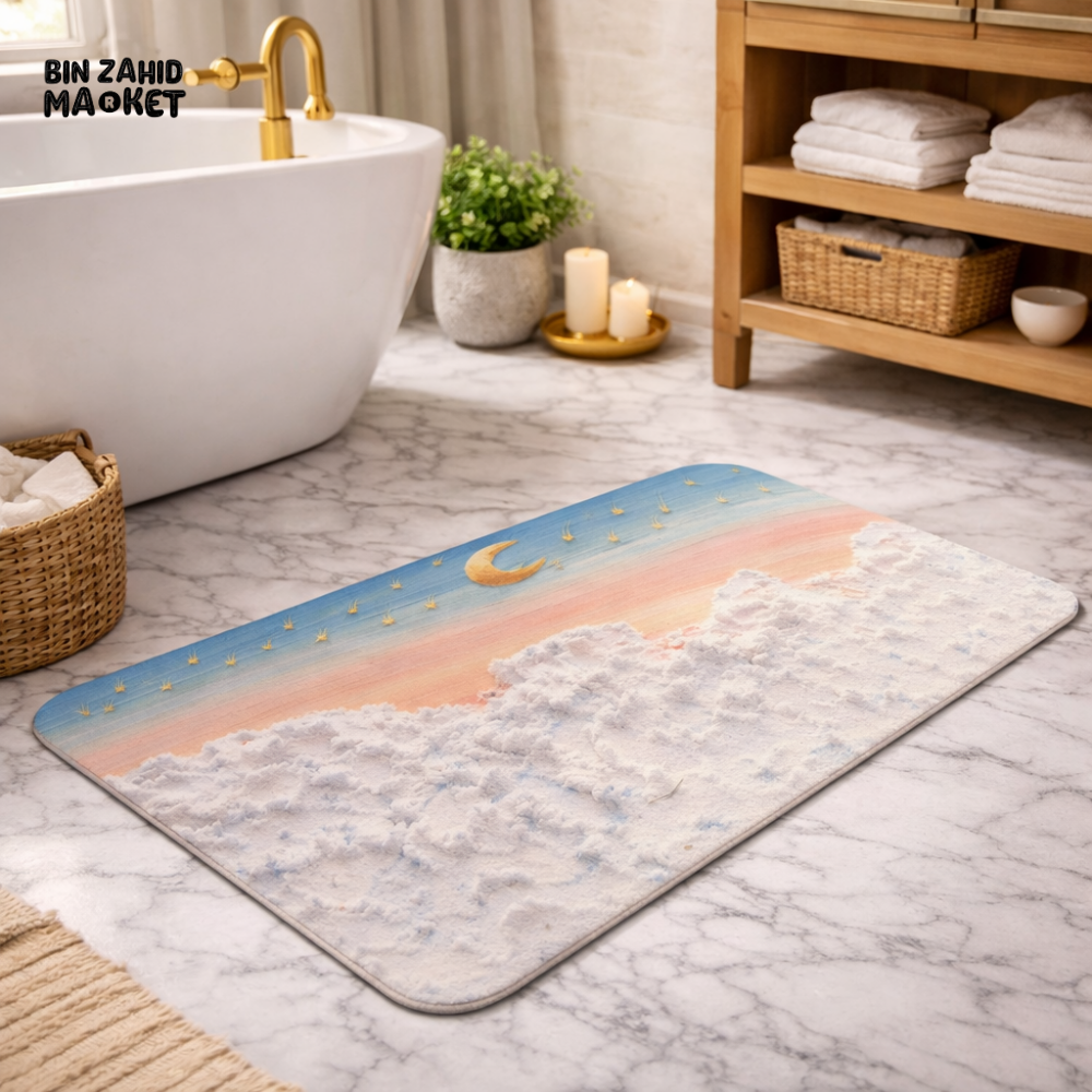 3D PRINTED SKY DREAM SUPER ABSORBENT FLOOR MAT