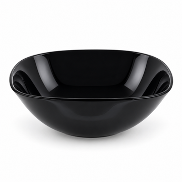 Danny Home Black Rounded Square Bowl - 9 Inch