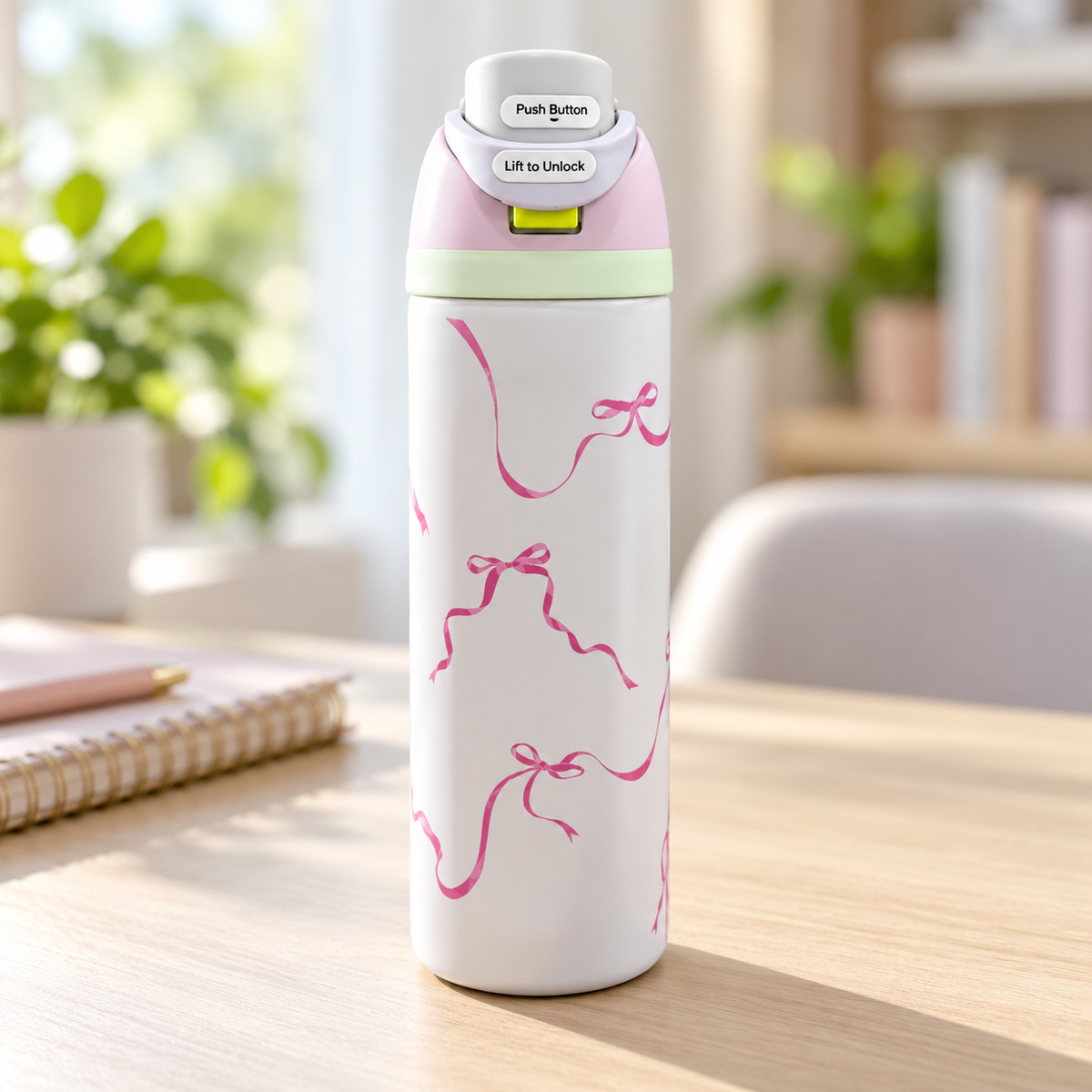 Owala Ribbon Bow Water Bottle