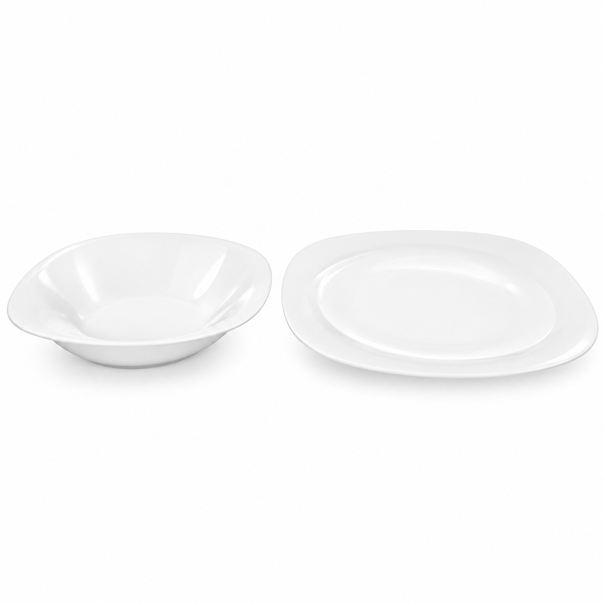 Danny Home 24-Piece White Dinner Set