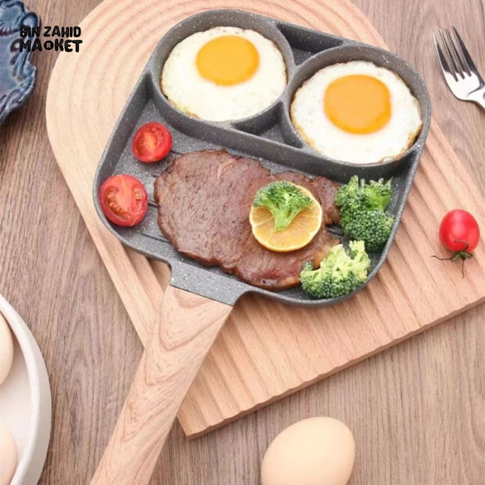 3IN1 MARBLE COATED FRYING PAN WITH GRILL