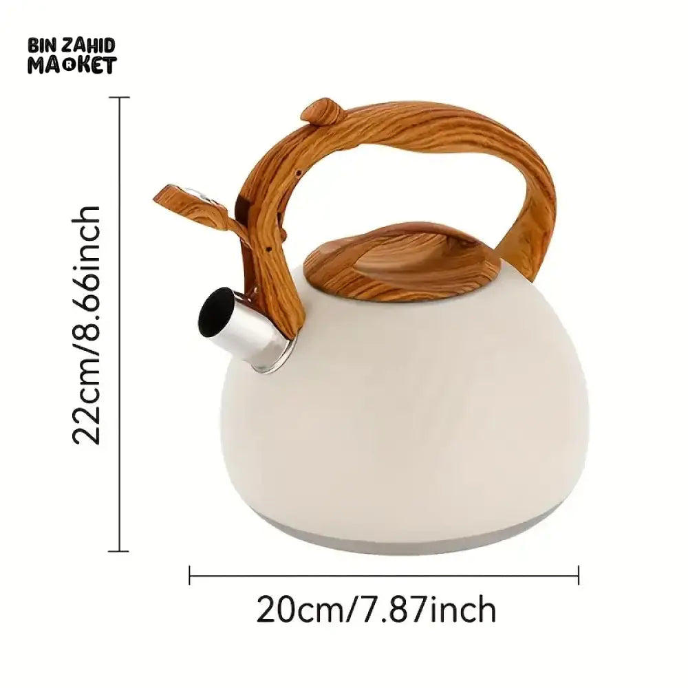 3L STAINLESS STEEL WHISTLE KETTLE FOR GAS & INDUCTION COOKERS