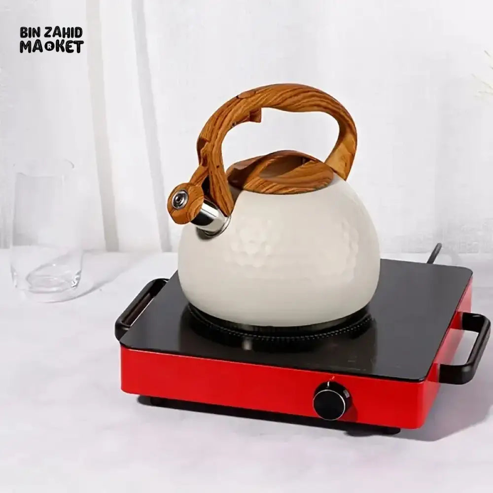 3L STAINLESS STEEL WHISTLE KETTLE FOR GAS & INDUCTION COOKERS