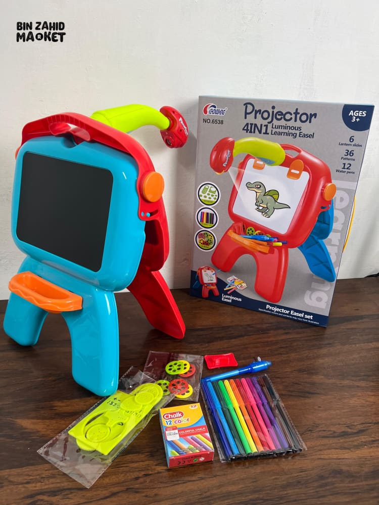 4-IN-1 KIDS LED DRAWING BOARD – CREATIVE PLAY & LEARNING TABLE