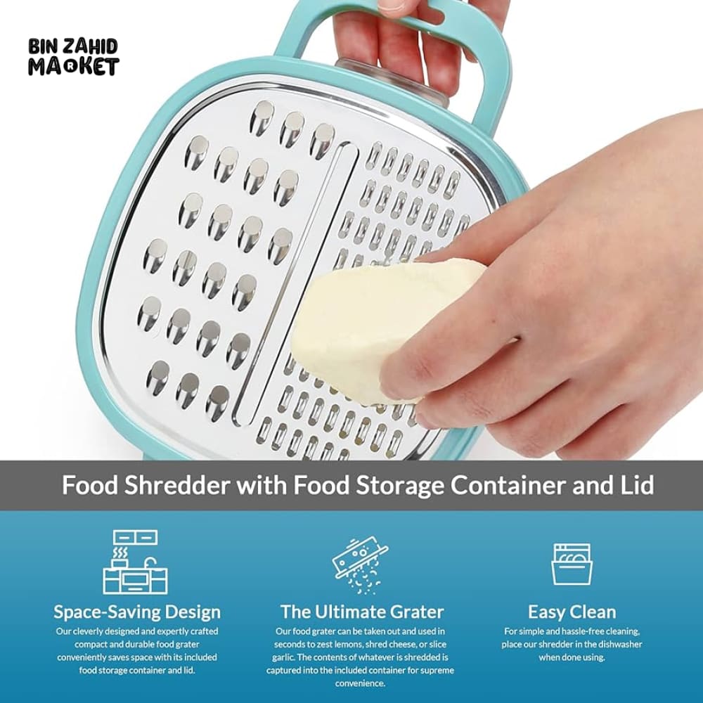 4-IN-1 MULTI GRATER | WITH CASE & PLASTIC COVER