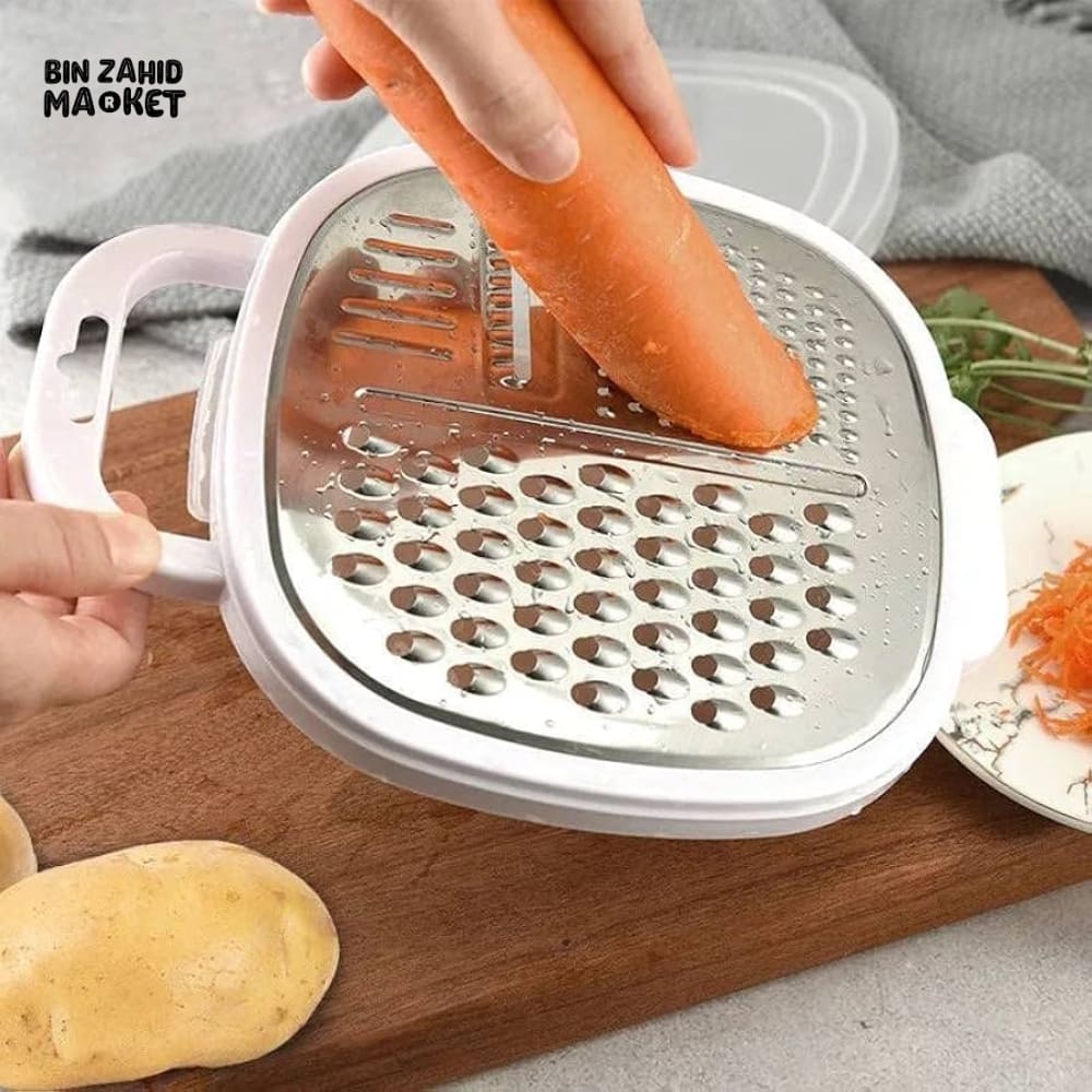 4-IN-1 MULTI GRATER | WITH CASE & PLASTIC COVER