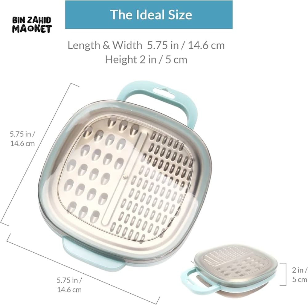 4-IN-1 MULTI GRATER | WITH CASE & PLASTIC COVER