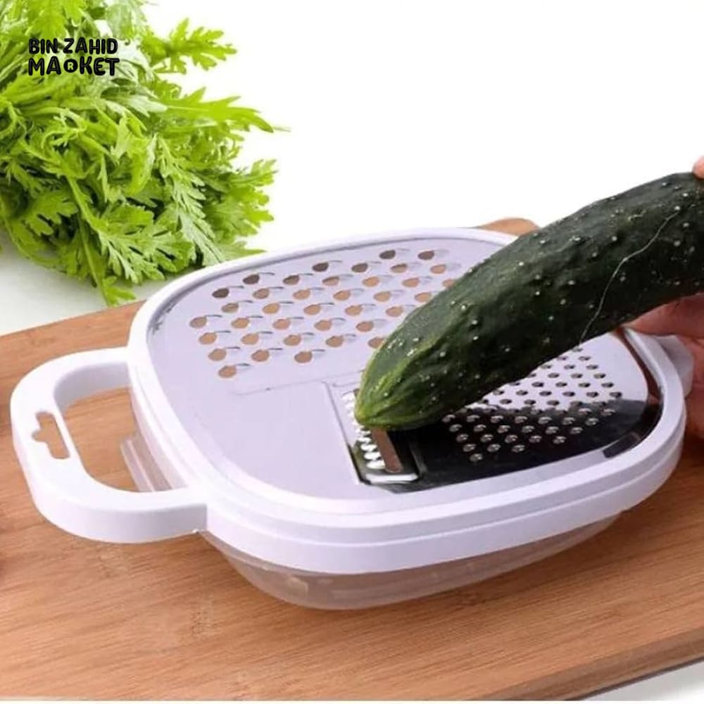 4-IN-1 MULTI GRATER | WITH CASE & PLASTIC COVER