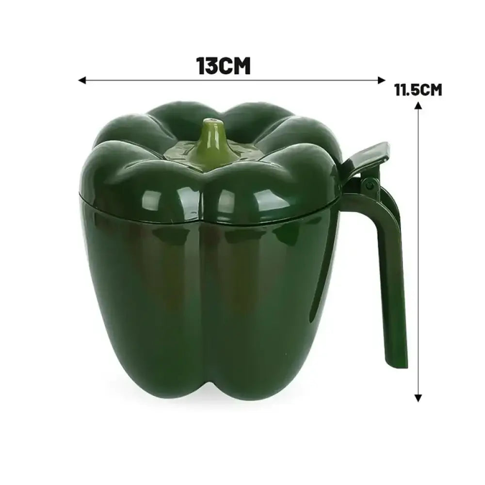 4-IN-1 PLASTIC CREATIVE SPICE JAR CONTAINER WITH SPOON – CHILI SHAPE GRILL SPICES SPICE RACK FOR HOME & KITCHEN ACCESSORIES