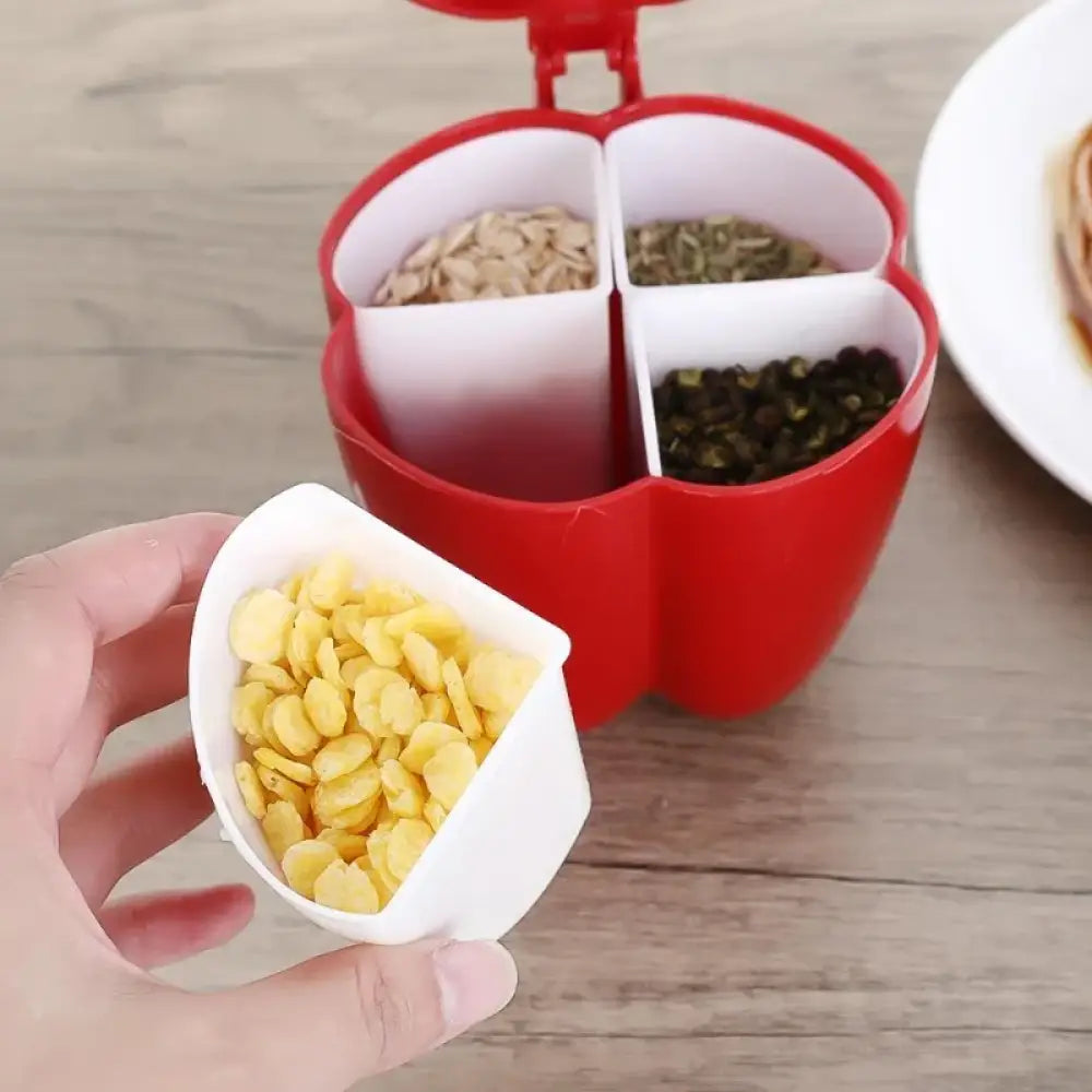 4-IN-1 PLASTIC CREATIVE SPICE JAR CONTAINER WITH SPOON – CHILI SHAPE GRILL SPICES SPICE RACK FOR HOME & KITCHEN ACCESSORIES