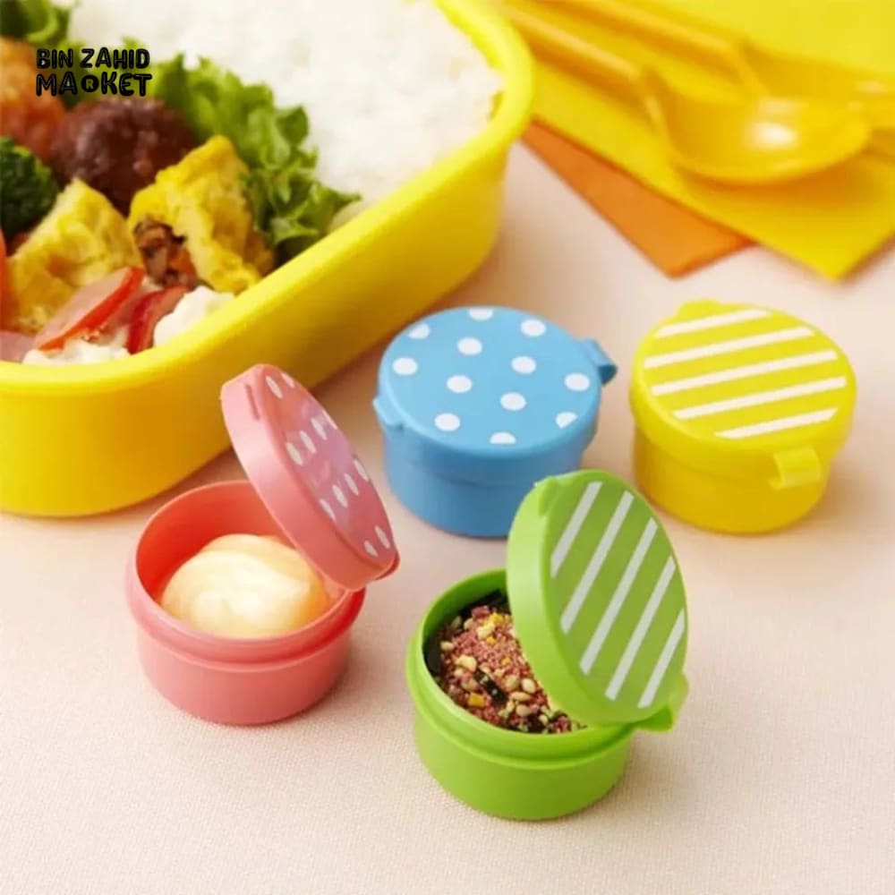 4 PIECES KETCHUP & SEASONING CONTAINER