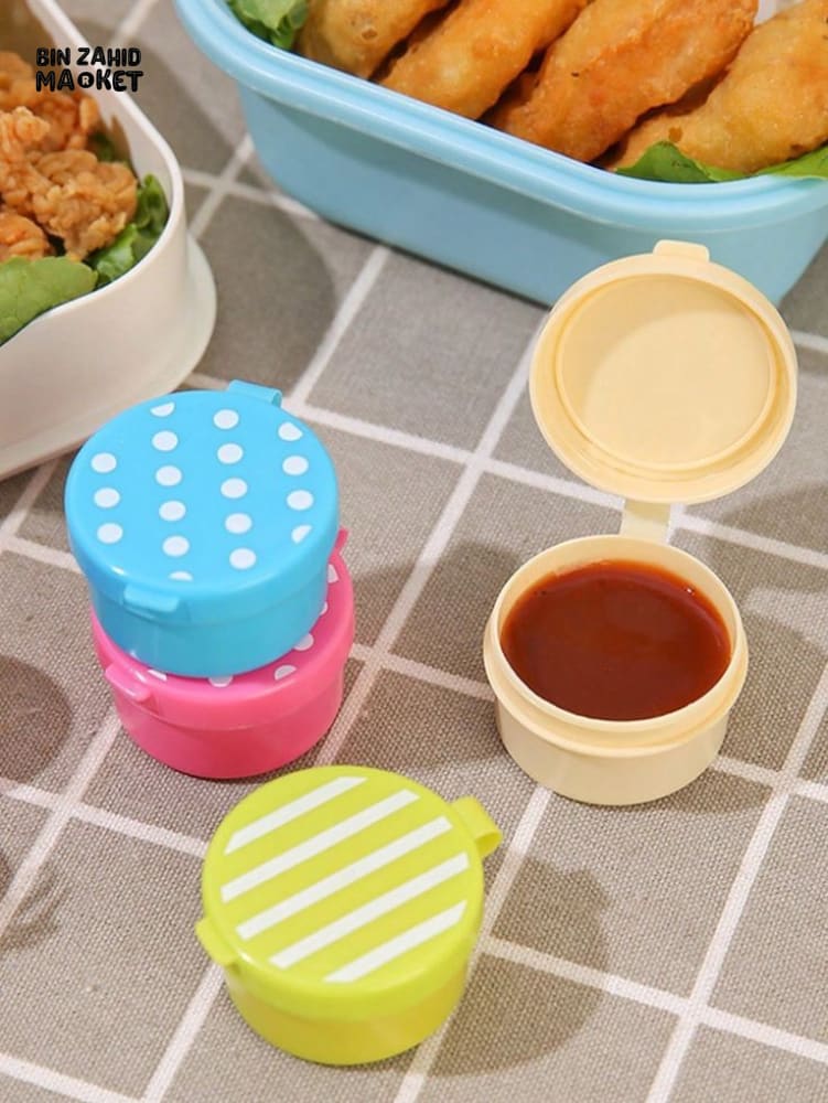 4 PIECES KETCHUP & SEASONING CONTAINER