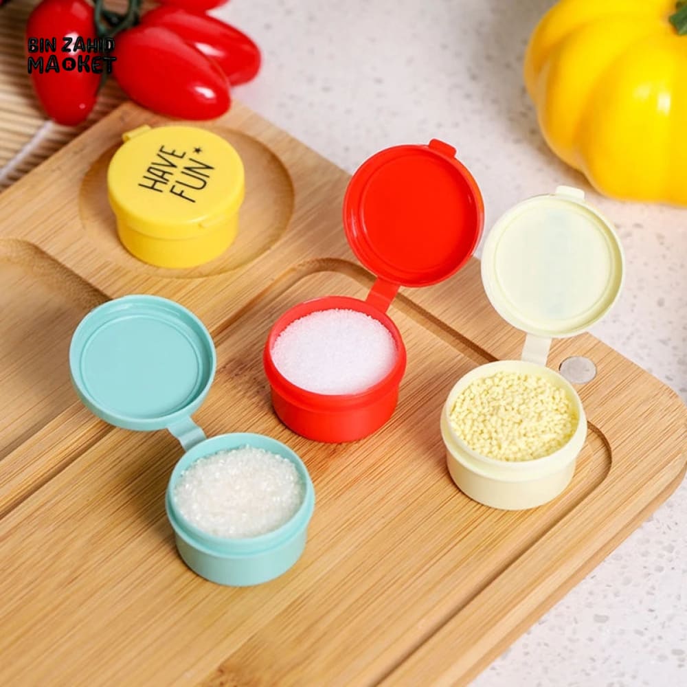 4 PIECES KETCHUP & SEASONING CONTAINER