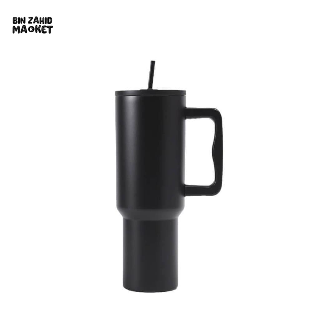 40OZ INSULATED STAINLESS STEEL TUMBLER - BLACKL Black