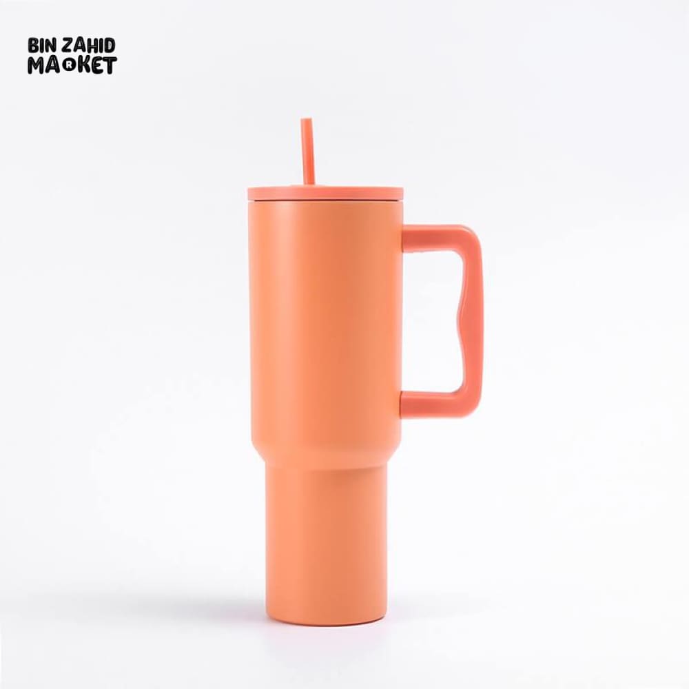 40OZ INSULATED STAINLESS STEEL TUMBLER - CORAL