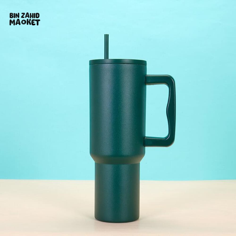 40OZ INSULATED STAINLESS STEEL TUMBLER - DARK GREEN