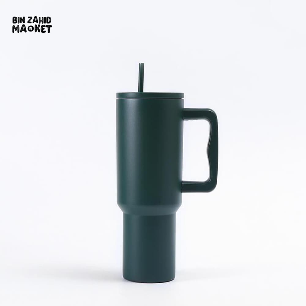 40OZ INSULATED STAINLESS STEEL TUMBLER - DARK GREEN